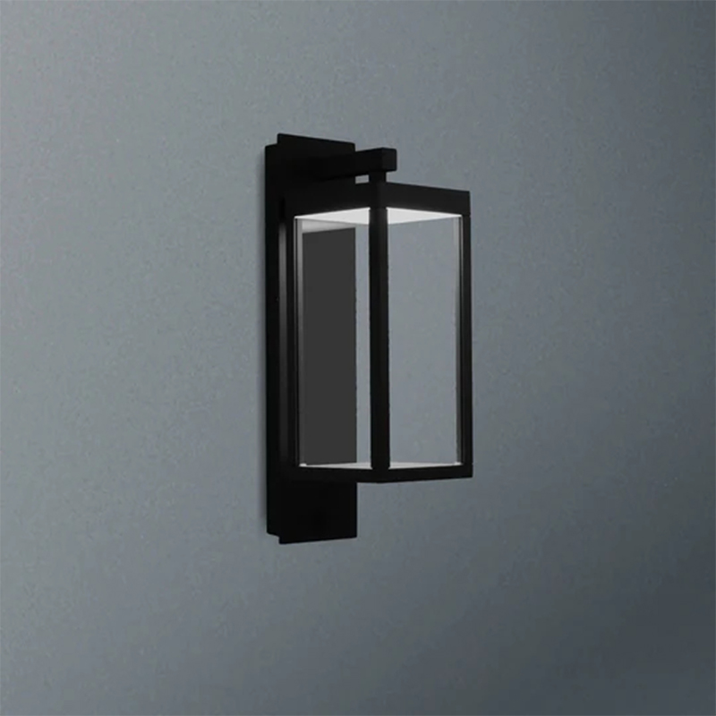 22559 utendørs gårdsplass inngangslys LED -lys med aluminiumslykte dag og nattsensor for veranda